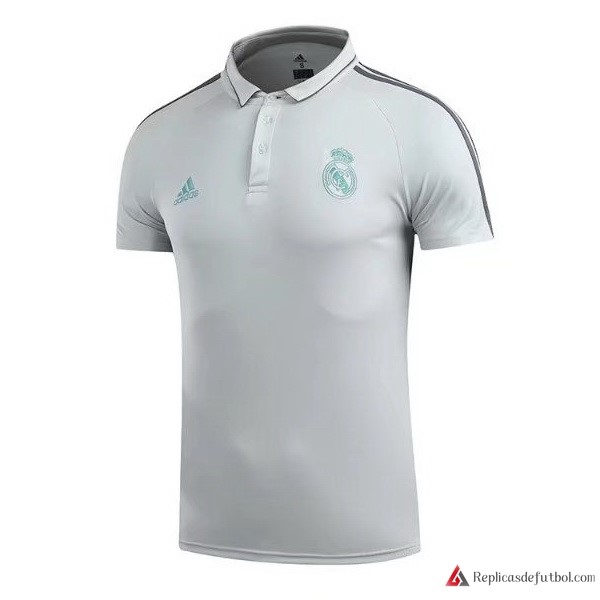 Polo Real Madrid 2017-2018 Blanco Verde